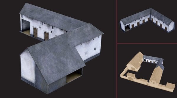 1/72 WATERLOO (200years) LA HAYE SAINTE - STABLES