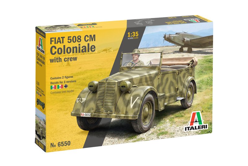 1/35   Fiat 508 CM Coloniale with Crew