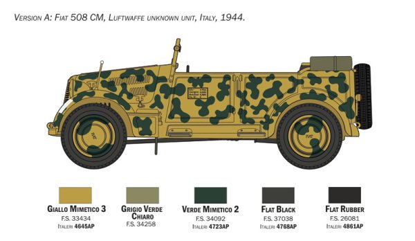 1/35   Fiat 508 CM Coloniale with Crew