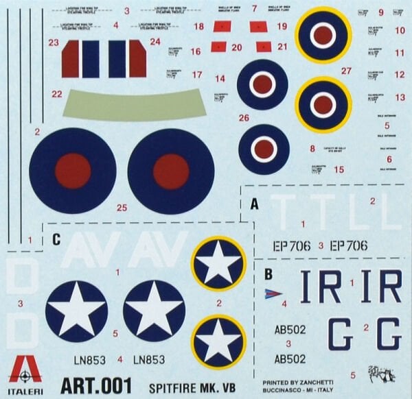 1/72 SPITFIRE MK.VB