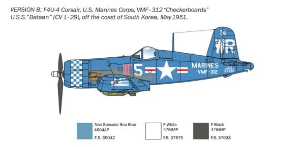 1/72  F4U-4 Corsair - Korean War