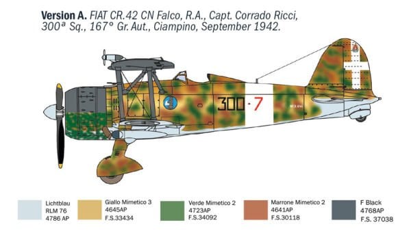 1/72 FIAT CR.42 CN ''Falco'' Night Fighter