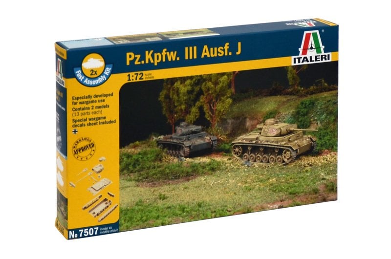 1/72  PZ. KPFW. III - FAST ASSEMBLY