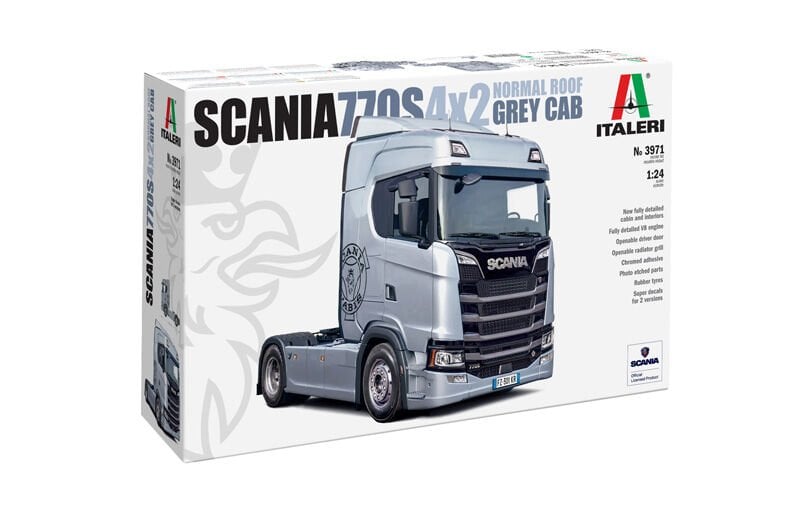 1/24 Scania S770 4x2 Normal Roof ''Grey Cab''