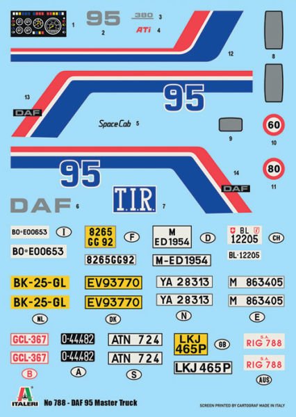 1/24 DAF 95 master truck