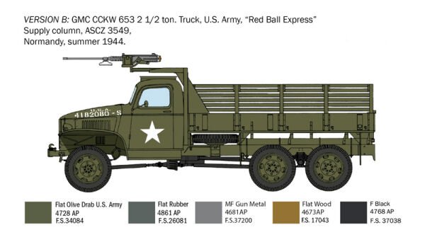 1/35   GMC 2 1/2 Ton. 6x6 Truck ''D-Day 80° Anniversary''