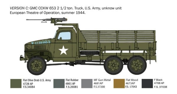 1/35   GMC 2 1/2 Ton. 6x6 Truck ''D-Day 80° Anniversary''