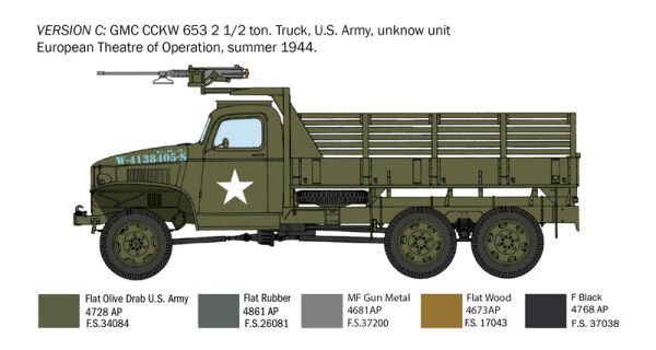 1/35   GMC 2 1/2 Ton. 6x6 Truck ''D-Day 80° Anniversary''