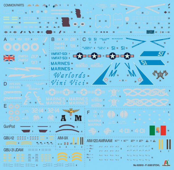 1/48 F-35 B Lightning II%100 yeni kalıp)