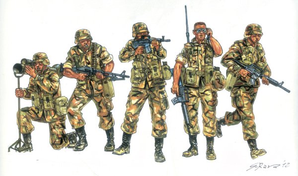 1/72  U.S. Infantry 80s