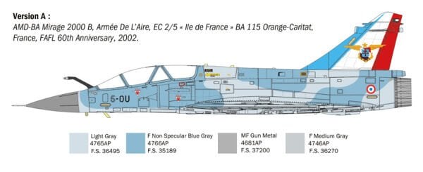 1/72 Mirage 2000 B/D