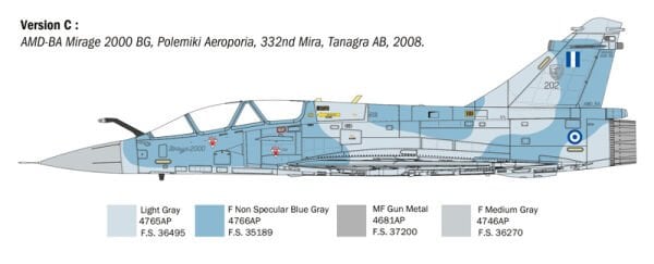 1/72 Mirage 2000 B/D
