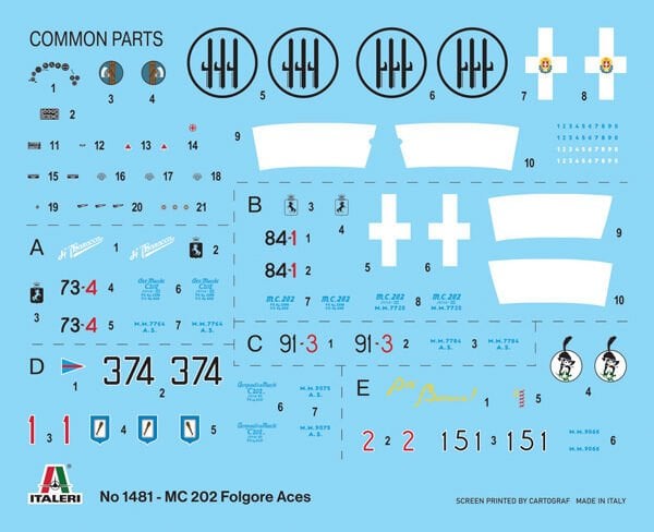 1/72 MC.202 Folgore Aces