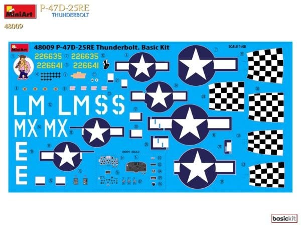 1/48 P-47 D-25RE THUNDERBOLT (BASIC KIT)