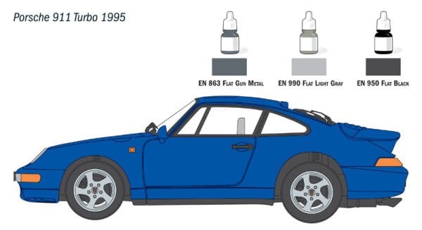 1/24 Porsche 911 - Complete Set For Modeling - Starter kit