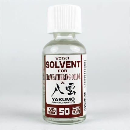 YAKUMO SOLVENT FOR MR WHETERING COLOR 50 ML.