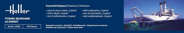 1/200 TITANIC SEARCHER  LE SUROIT