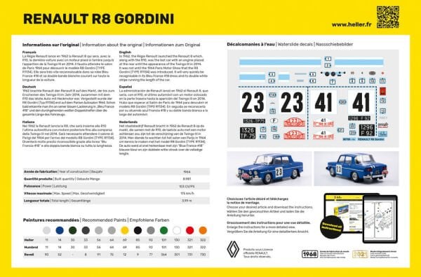 1/24 Renault R8 Gordini