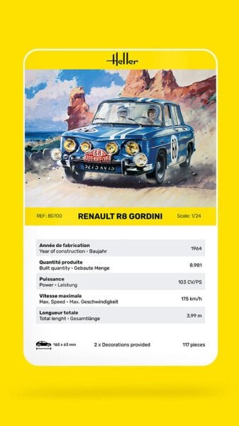 1/24 Renault R8 Gordini