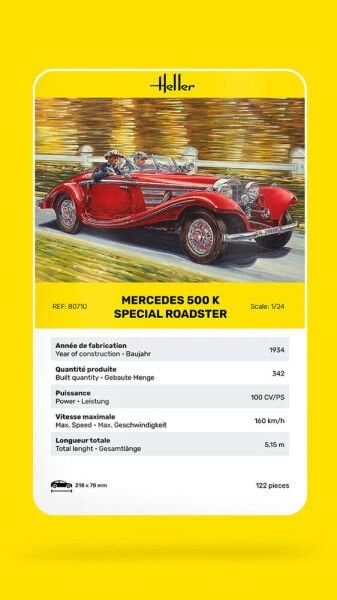 1/24 Mercedes 500 K Special Roadster