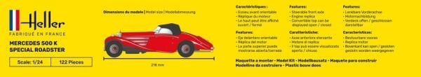 1/24 Mercedes 500 K Special Roadster