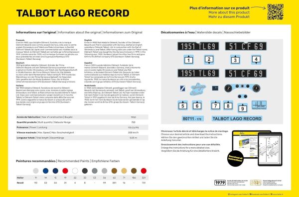 1/24 TALBOT LAGO RECORD