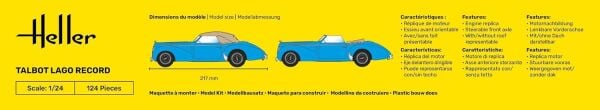 1/24 TALBOT LAGO RECORD