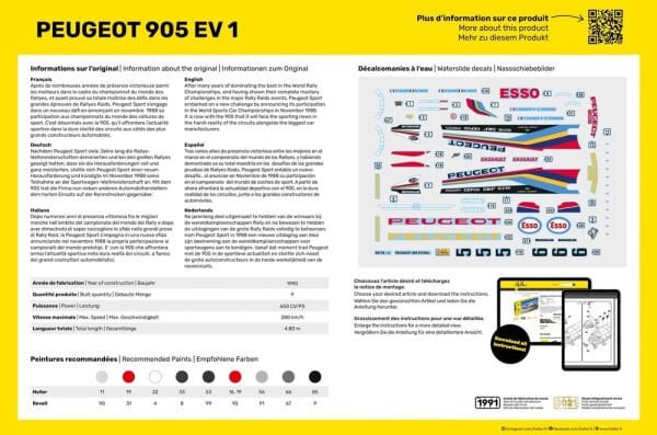 1/24 PEUGEOT 905 EV 1