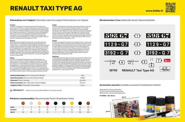 1/24 Renault Taxi Type AG