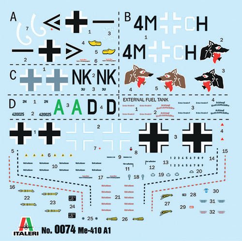 1/72 Me 410 A-1 Hornise