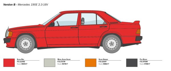 1/24 Mercedes-Benz 190E 2.3 16v
