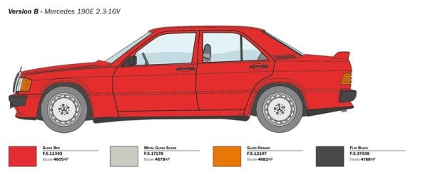1/24 Mercedes-Benz 190E 2.3 16v