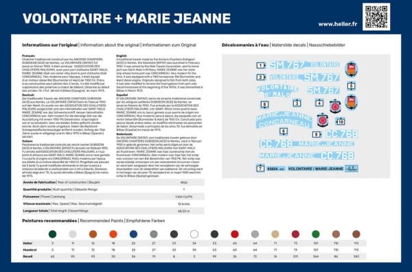 1/200 VOLONTAİRE + MARİE JEANNE (2Lİ SET)