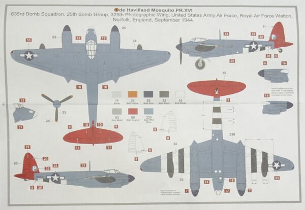 1/72 De Havilland Mosquito PR.XVI