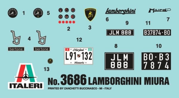 1/24   LAMBORGHINI MIURA