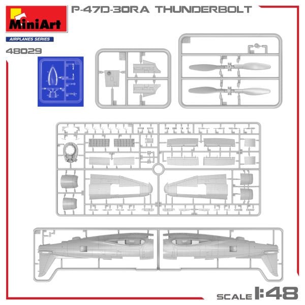 1/48 P-47D-30RA THUNDERBOLT  (ADVANCED KIT)