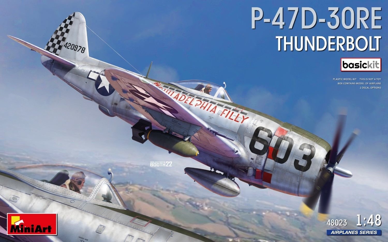 1/48 P-47D-30RE THUNDERBOLT (BASIC KIT)
