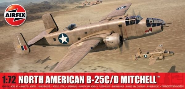 1/72 North American B-25C/D Mitchell (YENİ KALIP)