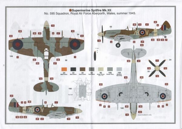1/48 Supermarine Spitfire Mk.XII (YENİ KALIP)