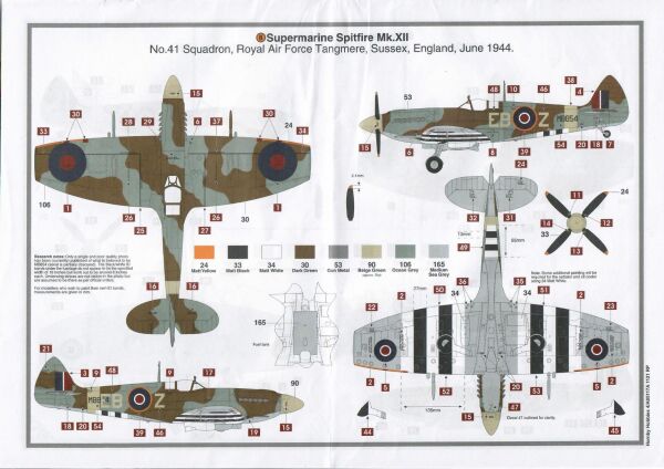 1/48 Supermarine Spitfire Mk.XII