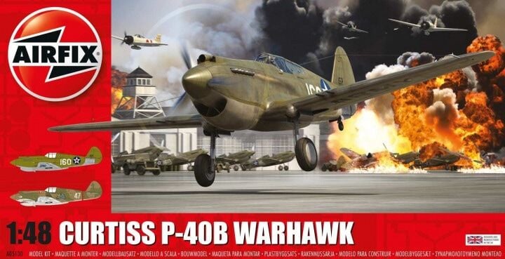 1/48 Curtiss P-40B Warhawk (YENİ KALIP)