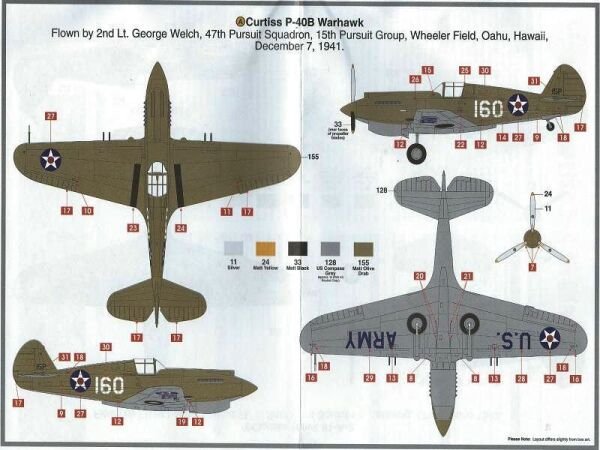 1/48 Curtiss P-40B Warhawk