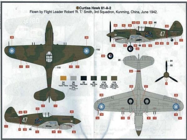 1/48 Curtiss P-40B Warhawk