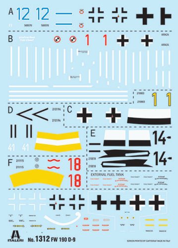 1/72 FW 190 D-9 (NEW DECAL EDITION )