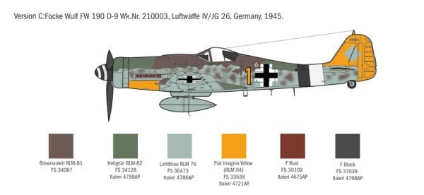 1/72 FW 190 D-9 (NEW DECAL EDITION )