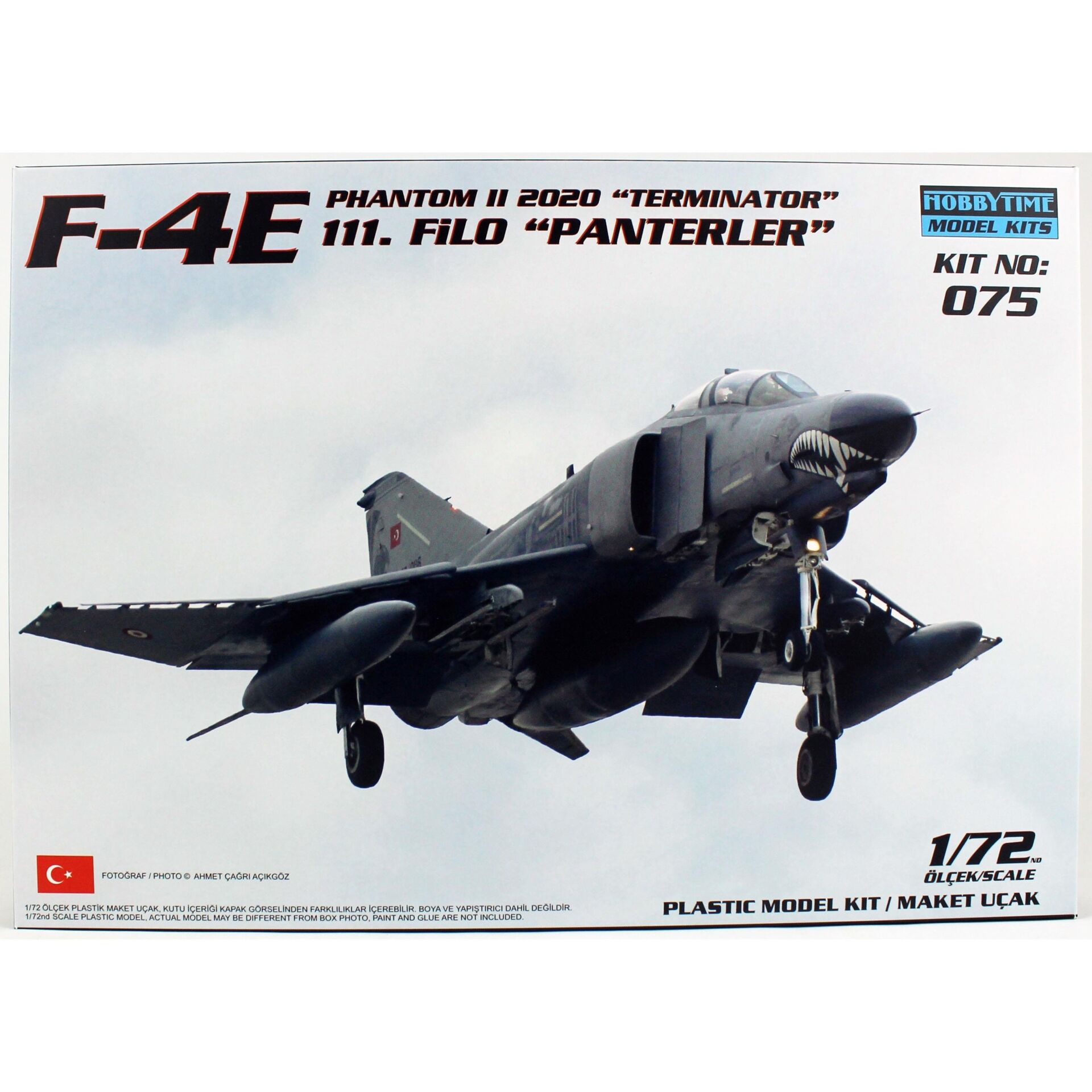 1/72   Hobbytime 075 1/72 Ölçek, F-4E Phantom II, Terminatör, 111.Filo Panterler