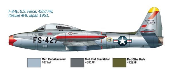 1/72  F-84 E/G Thunderjet