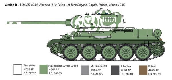 1/35 T34/85 Zavod 112 -1944
