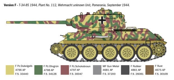 1/35 T34/85 Zavod 112 -1944