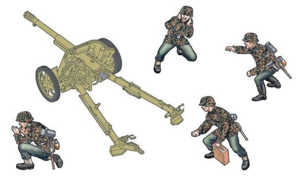 1/35 Pak 97/38 AT Gun with crew